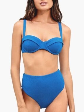 Vix Paula Hermanny Blue Bikini Top with Supportive Underwire